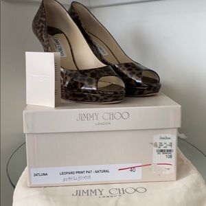 Jimmy Choo Leopard Print Pumps